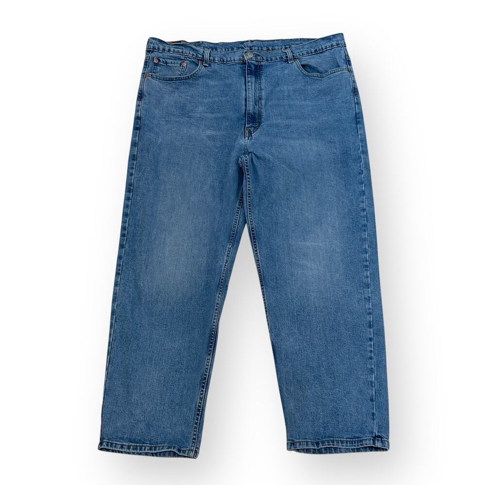 Levis 550 Relaxed Fit Straight Jeans Mens 44x29 (42x28) Blue Denim Medium Wash